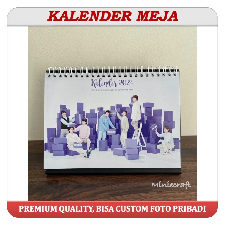 

KALENDER MEJA BTS SATUAN, ALAS HARDCOVER PREMIUM QUALITY