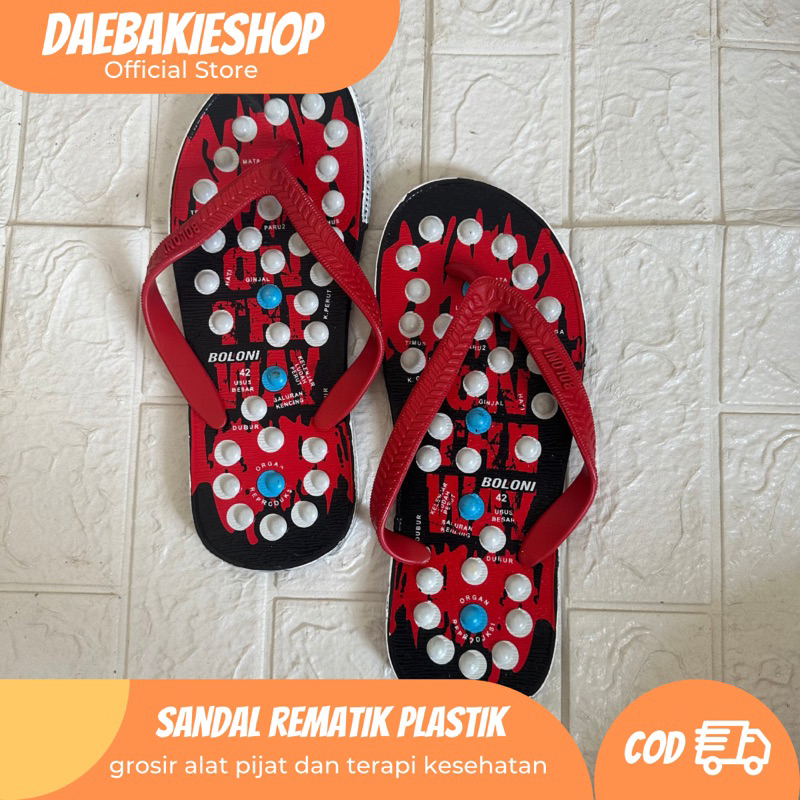 sandal anti REMATIK kesemutan nyeri kaki terapi telapak kaki sandal tradisional gapyak klompen sanda