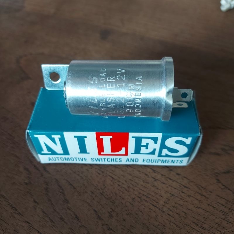 Flasher Sen Bulat 12V Kaki 2 Universal Niles