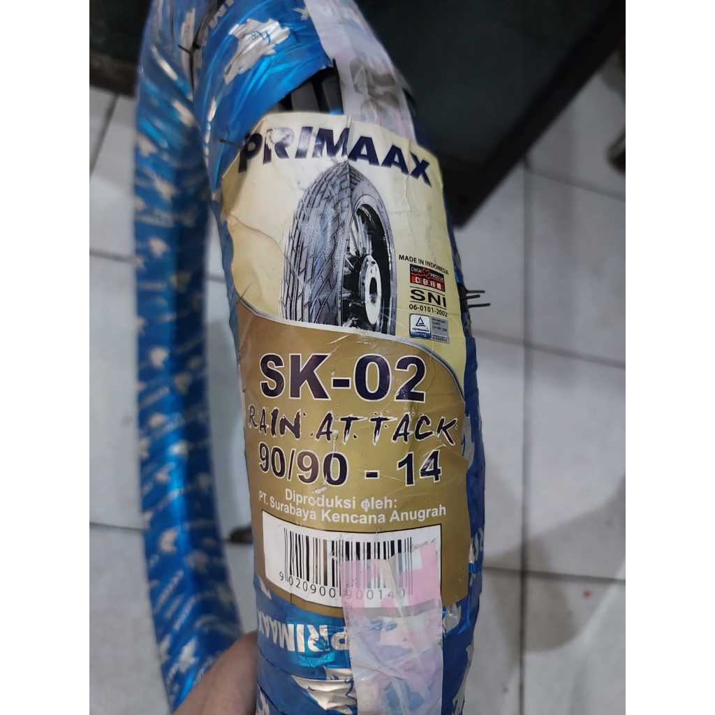 Ban PRIMAAX 90/90-14 SK-02 RAIN ATTACK TUBETYPE BUKAN TUBELESS