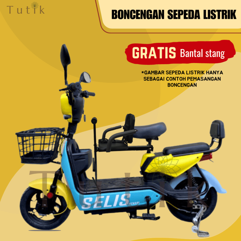 Boncengan Anak Sepeda Listrik Boncengan Sepeda Listrik Boncengan Sepeda Listrik Anak Depan