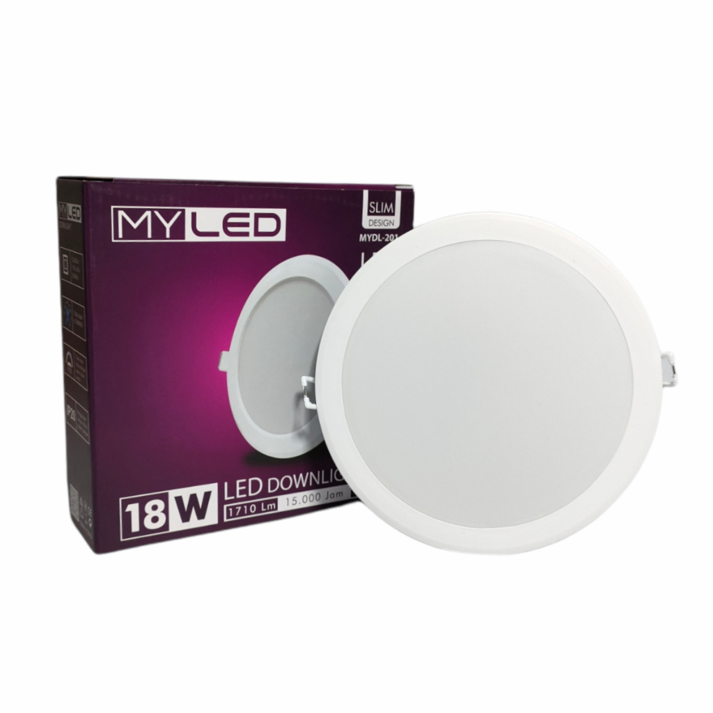 downlight LED 18 Watt Valescom Cahaya Putih SNI