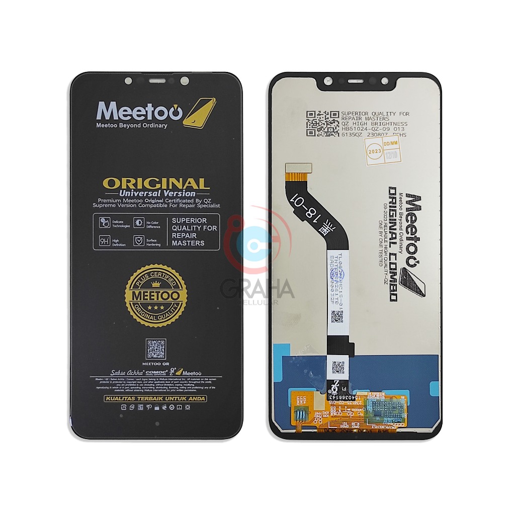 LCD XIAOMI POCOPHONE F1 ORI MEETOO FULLSET TOUCHSCREEN