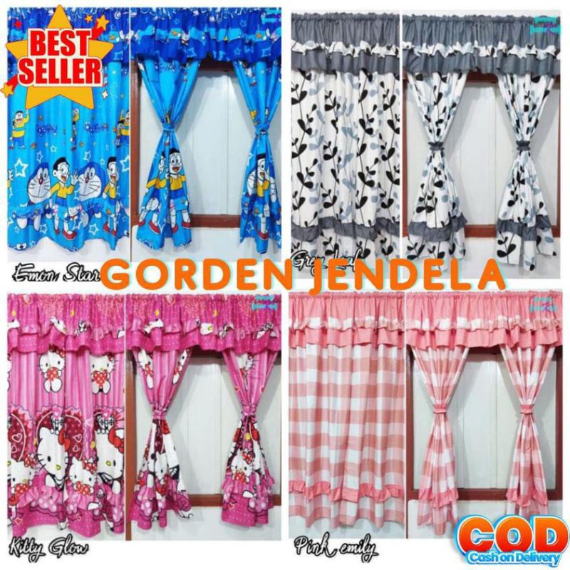 Gorden Serut/gorden jendela/gorden ruang tamu homemade