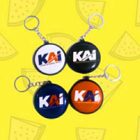 gantungan kunci logo kai/pin kai 2 sisi