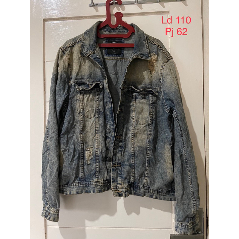 Zara man denim collection jaket jeans zara man