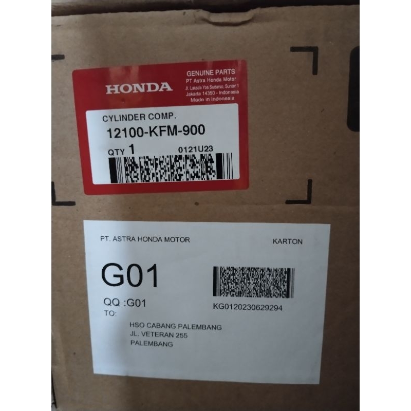 Blok Fit New/Revo Lama/Legenda 12100-KFM-900 Original AHM