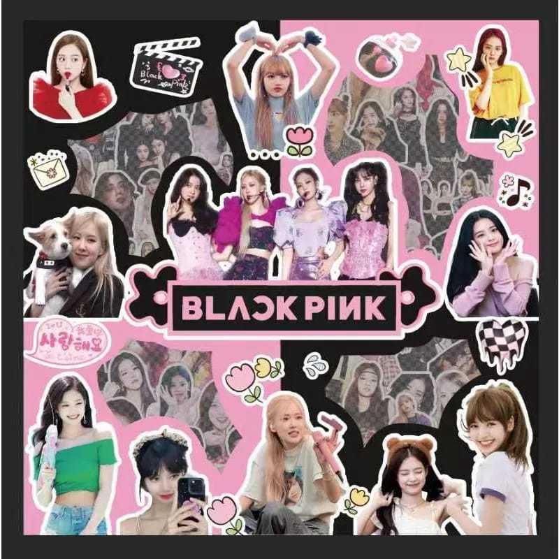 

READY isi 100 lbr STICKER BLACKPINK WATERPROOF STICKER JISO LISA JENNIE ROSE MIX ADA BTS ARMY JUGA ISI 100 LBR