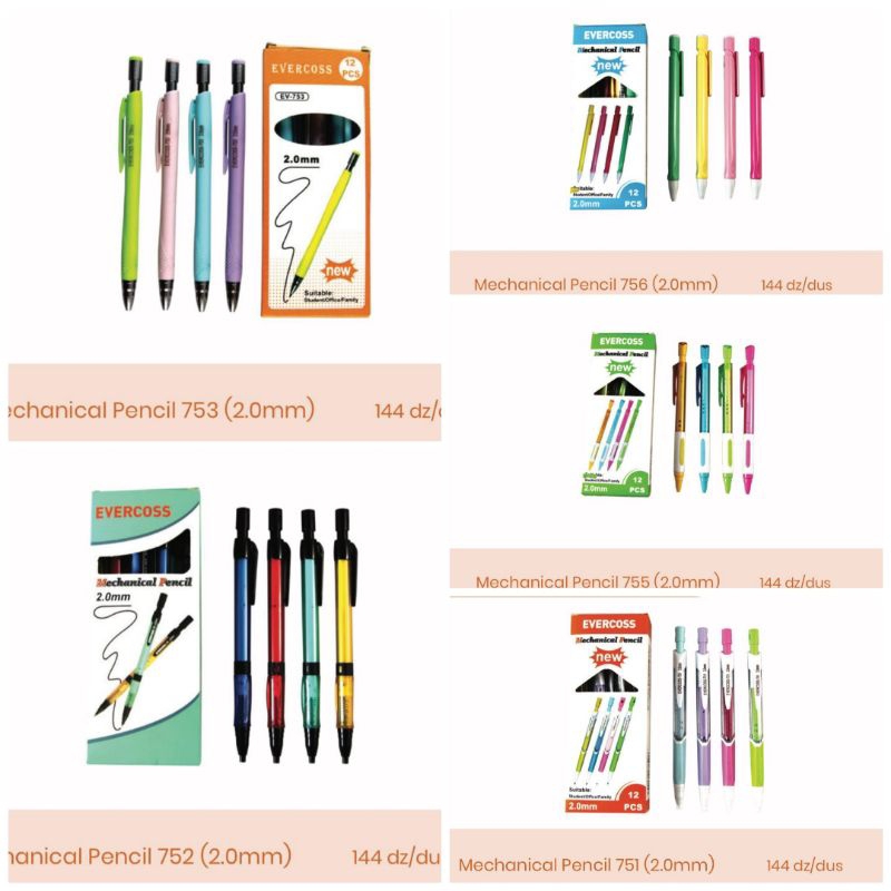 

(1PC)Pensil Mekanik 2.0 Evercoss