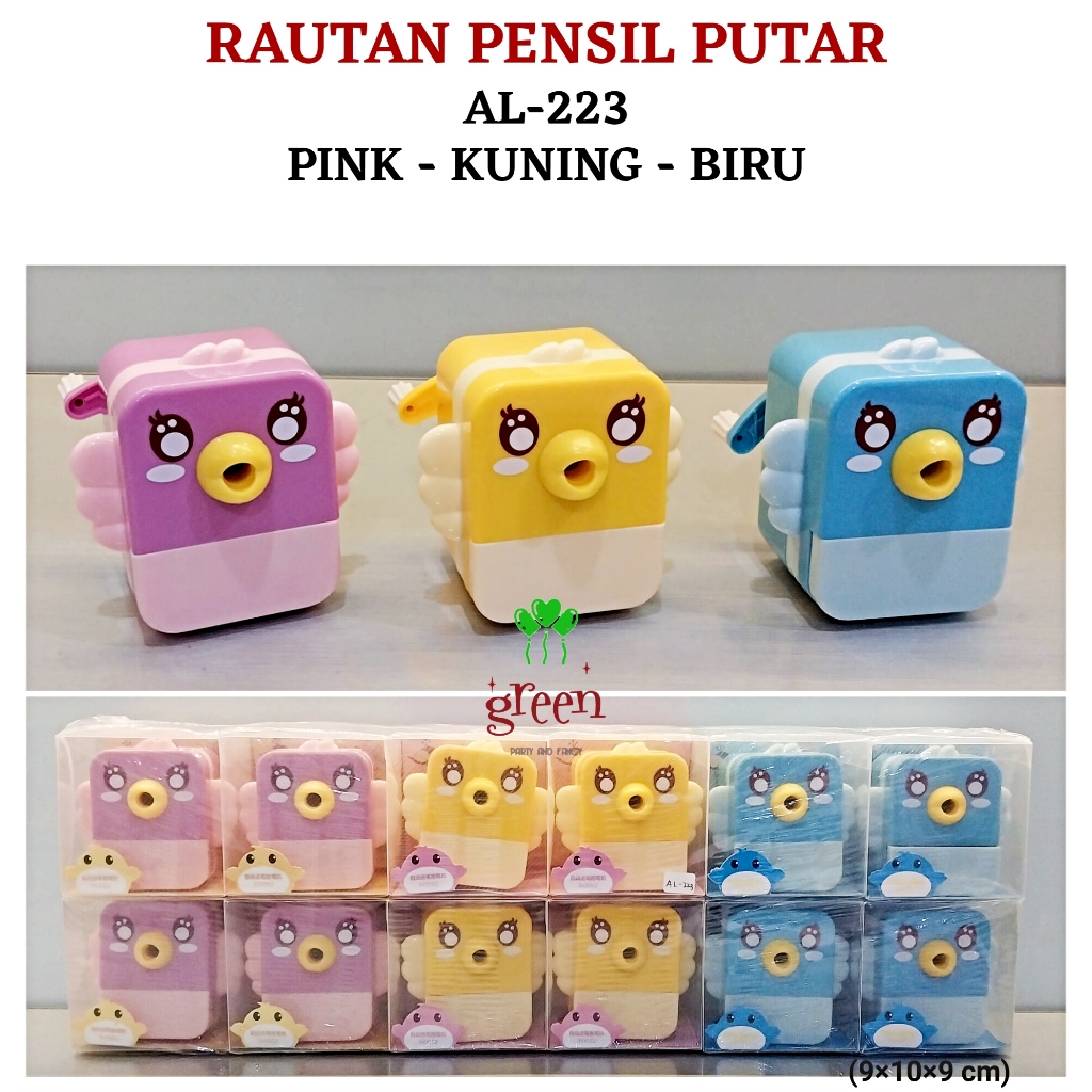 

Rautan pensil putar Serutan pensil putar Rautan meja Pencil Sharpener