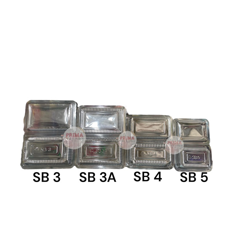 Mika Kue SB 3A/kotak kue mika sb3a/kotak mika 100pcs