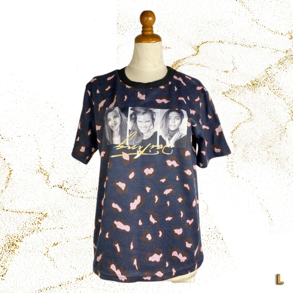 Black Pink Printed Shirt