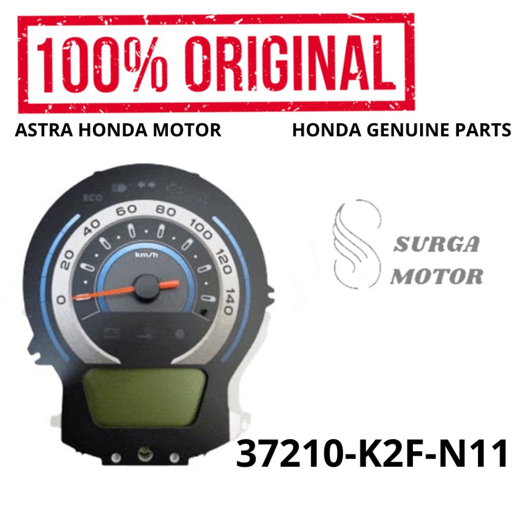 Mesin Speedometer Scoopy Esp K2F Biru Original Honda AHM 37210-K2F-N11 Spidometer Comp speedo meter 