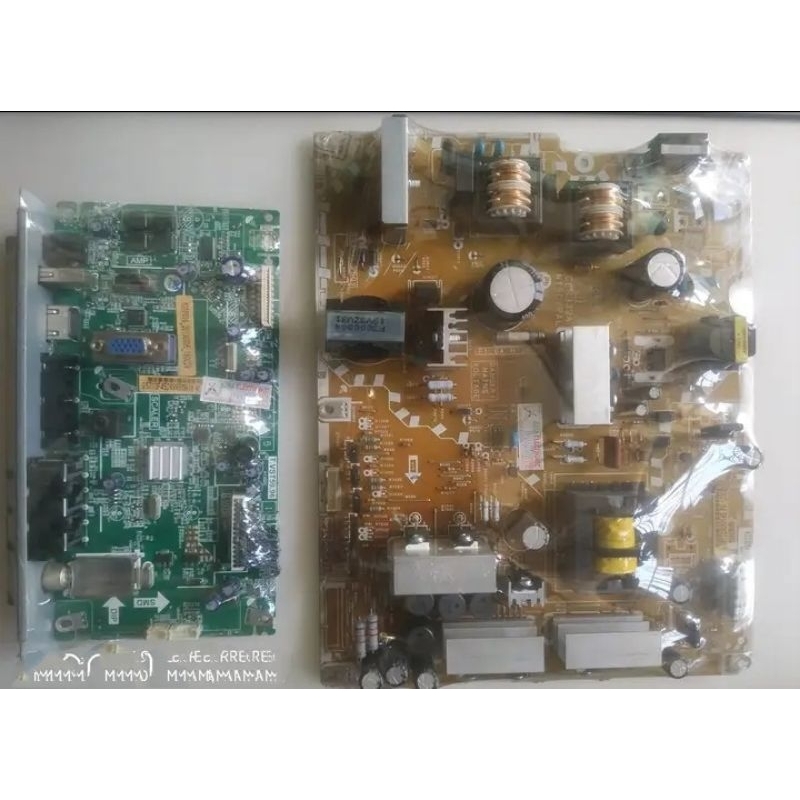 MESIN MB MAINBOAR MAINBOARD MODUL MAINBOR T CON TIKON TCON PSU POWER SUPLY SUPLAY SUPPLY REGULATOR  