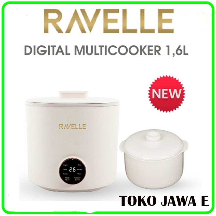 MULTI COOKER DIGITAL RAVELLE RMC 16D Kapasitas 1,6 Ltr