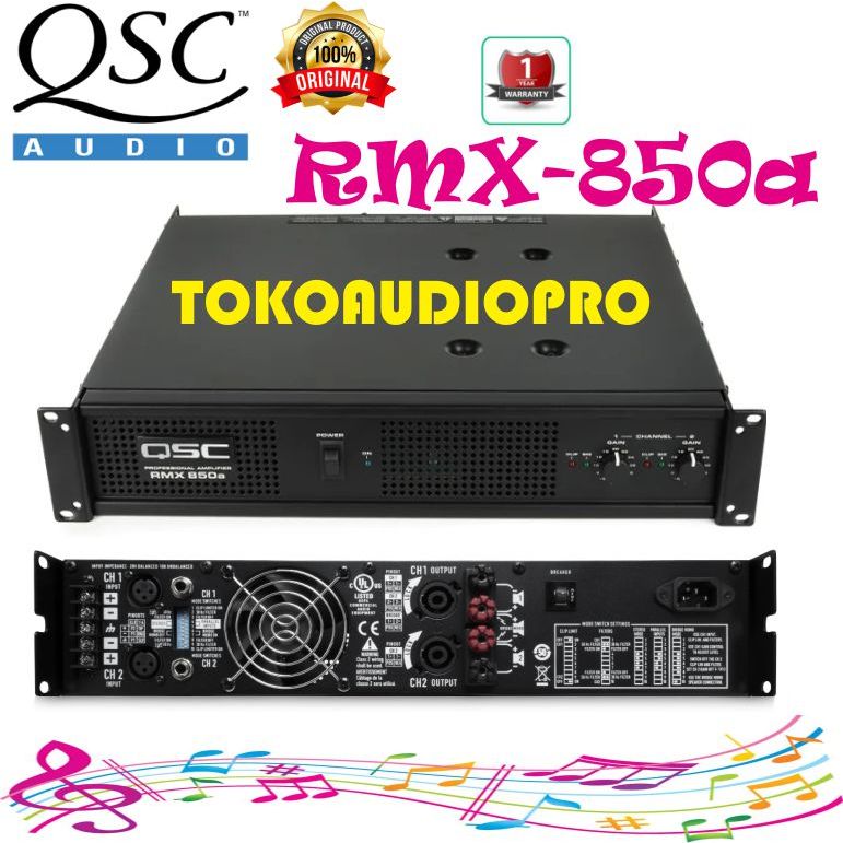 Power QSC RMX 850a Power Amplifier qsc rmx850a Original