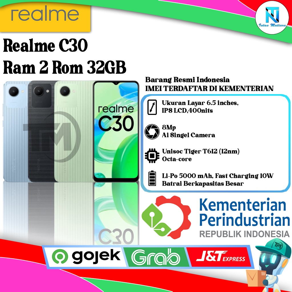 Realme C30 Ram 2 Rom 32GB