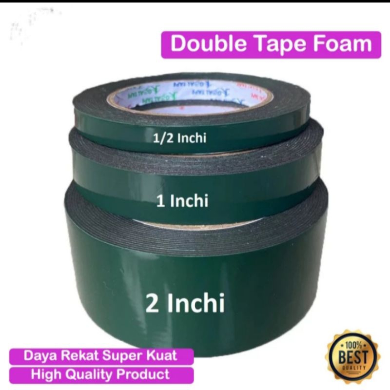 

Double Tape Foam Double Tip Perekat bisa 2 Sisi Super Kuat
