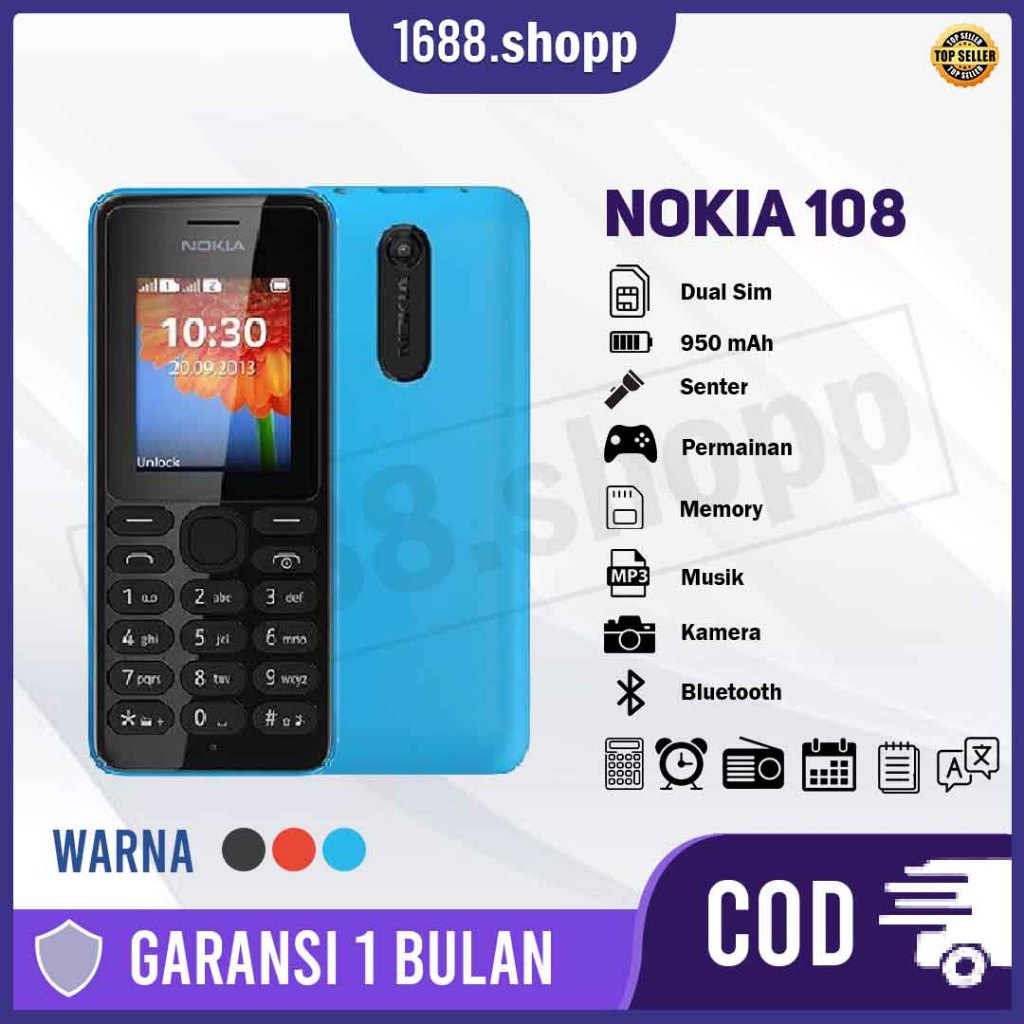 NOKIA 108 HANDPHONE 108