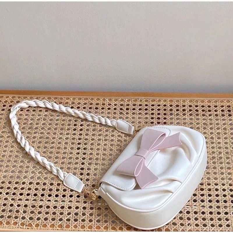 Tas Selempang kulit Wanita sling bag kulit wanita tas kulit wanita kekinian pita longchamp bag FT05