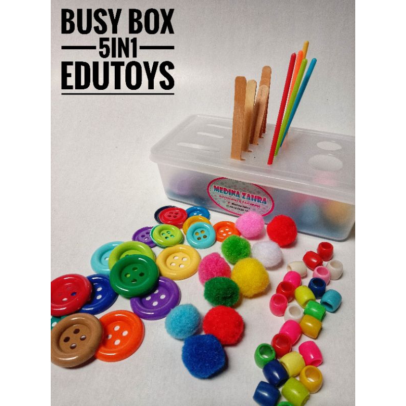 Busy Box Mainan Montessori Edukasi
