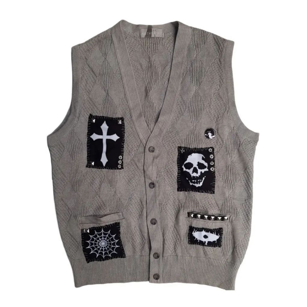 Reworked Knit Vest | Grunge