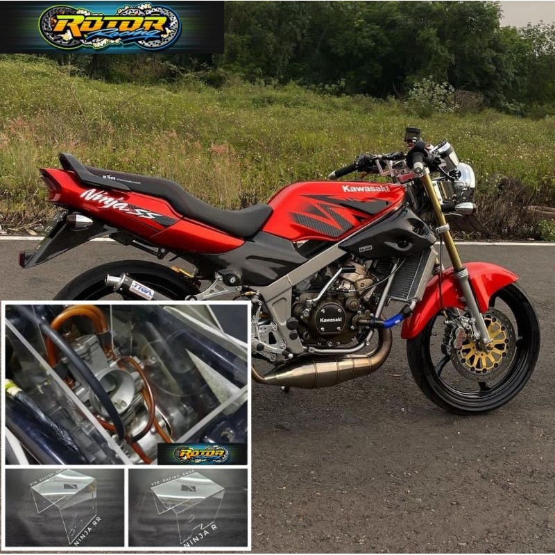 Tabokan filter variasi bahan akrilik pnp Ninja R Ninja SS