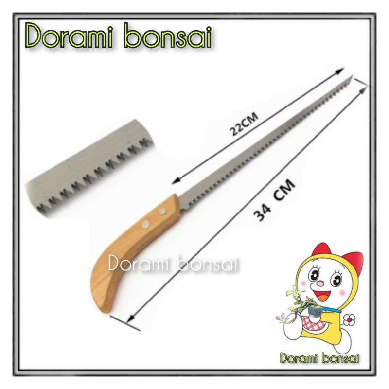 Alat bonsai dan berkebun gergaji pruning bonsai