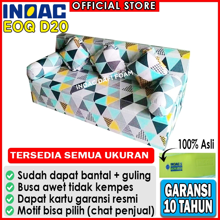 sofabed Inoac no 1 kasur inoac EOQ D 20 tebal busa 30 cm tersedia semua ukuran original garansi 10 t