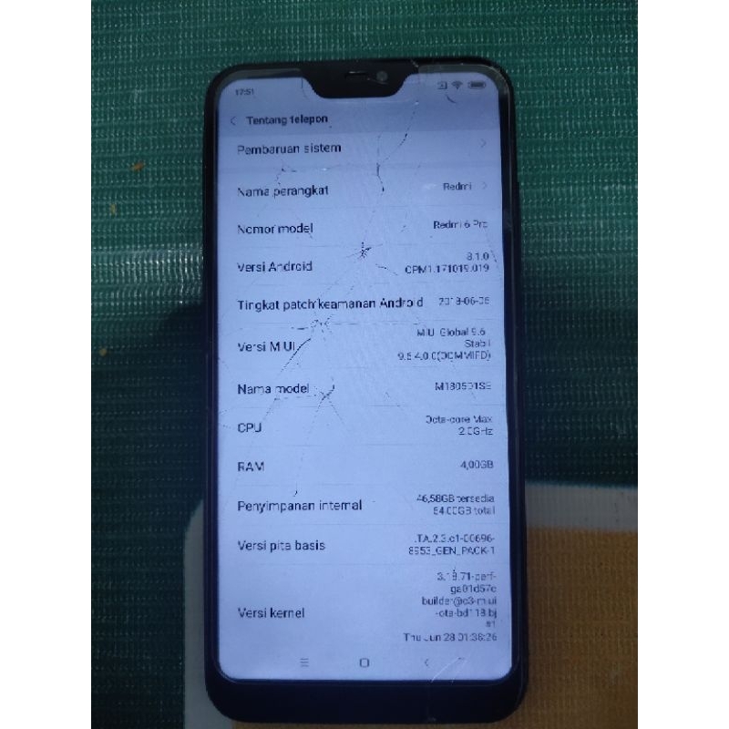 Xiaomi Redmi 6 pro / Mi A2 Lite ( second )