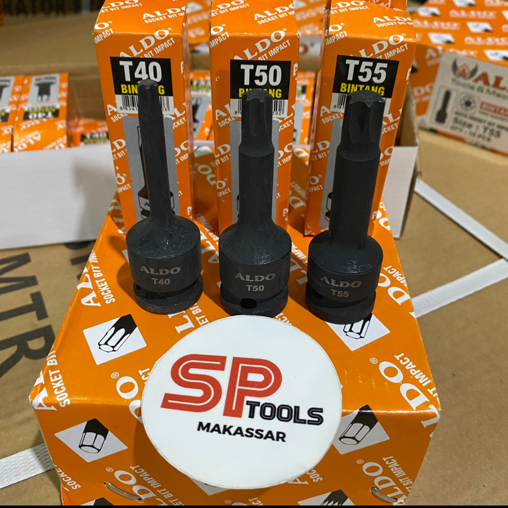 MATA SOK SHOCK SOCK SOCKET STAR BIT L BINTANG T40 T50 T55 ALDO IMPACT