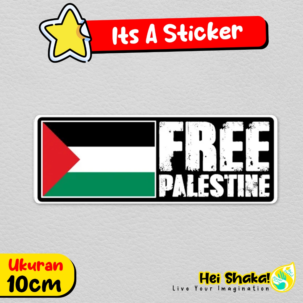 

Stiker Free Palestine 03 Sticker Palestina Bahan Vinyl Anti Air