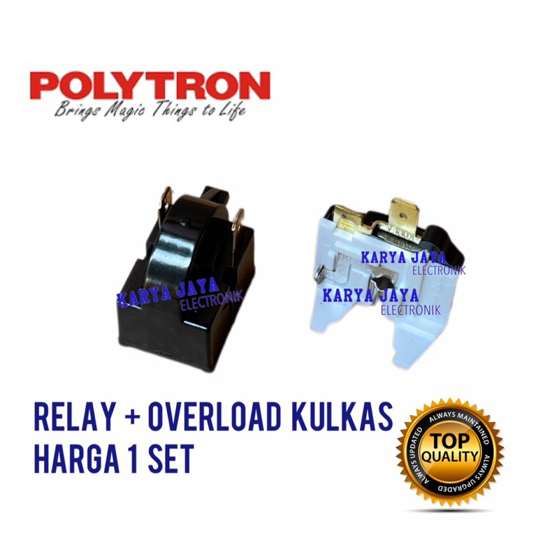 Relay Ptc Overload Kulkas Polytron 2 pintu