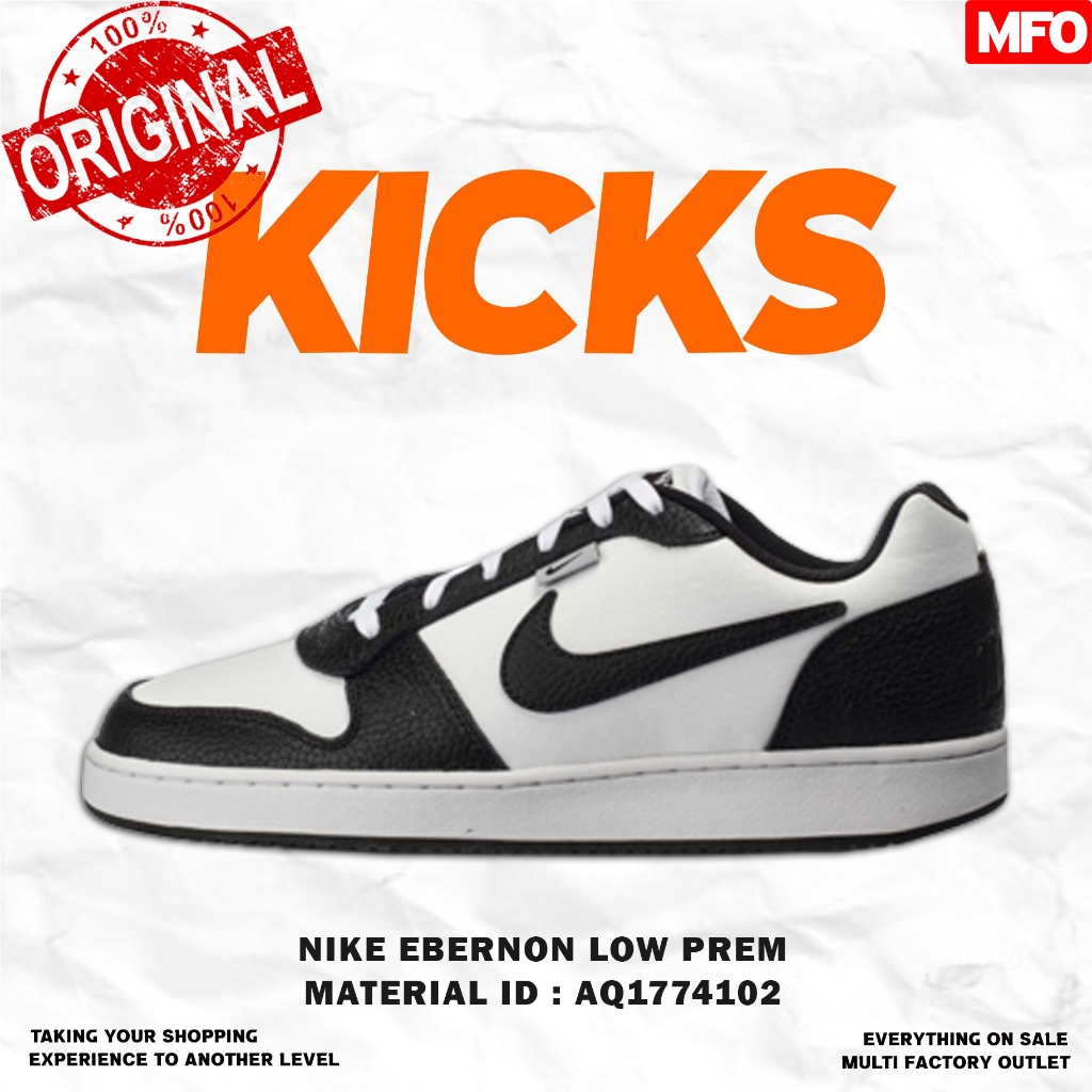 NIKE EBERNON LOW PREM ORIGINAL ORI SEPATU PRIA NIKE AQ1774102