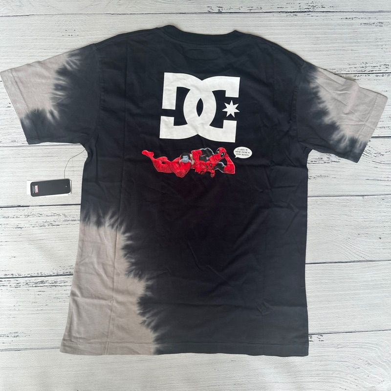 DC shoes x MARVEL baju kaos deadpool NEW ORIGINAL 100%