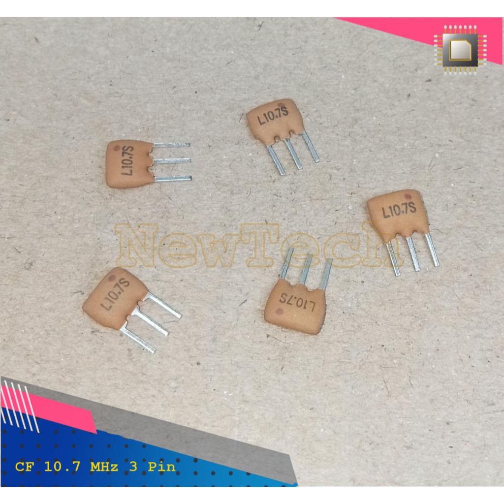 Ceramic Filter CF 10,7 10.7 10 7 3pin 3 pin 3p 10,7Mhz 10.7Mhz Keramik Resonator Xtal Crystal Krista