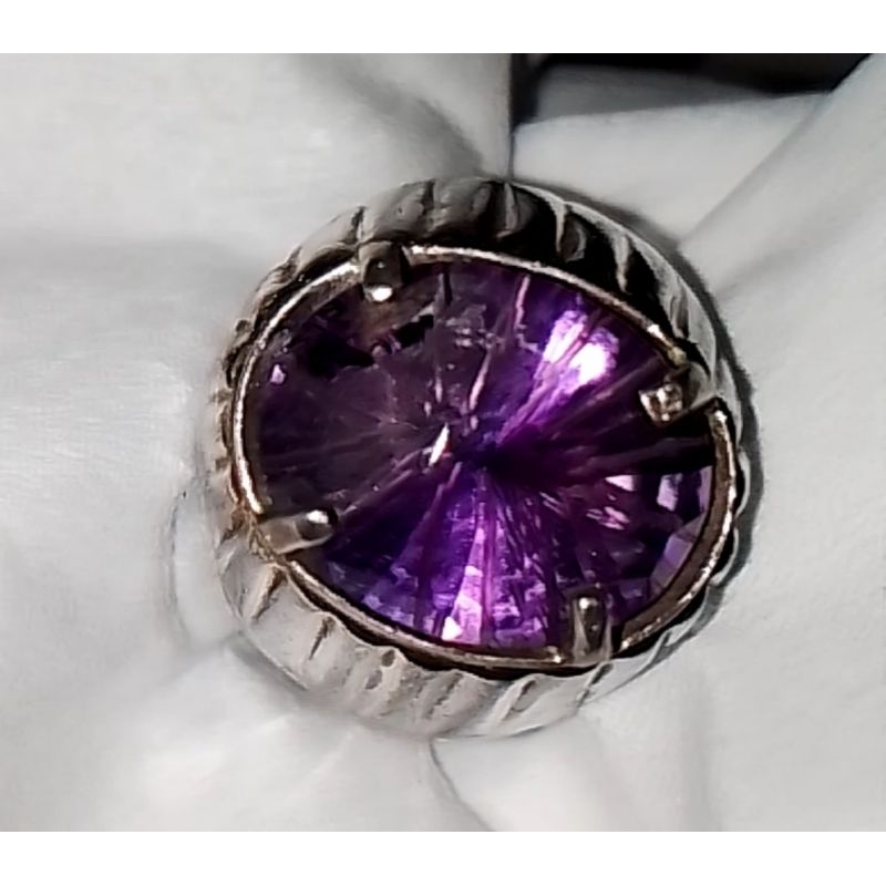 Natural Kecubung Ungu Kalimantan Lawasan Kristal 