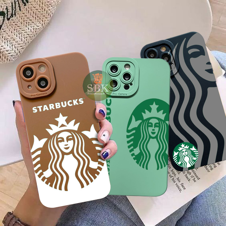 SBK - SOFTCASE PRO CAMERA STARBUCKS TERBARU REALME C53 C33 C55 REALME 10 REALME NARZO 50A PRIME 30A 