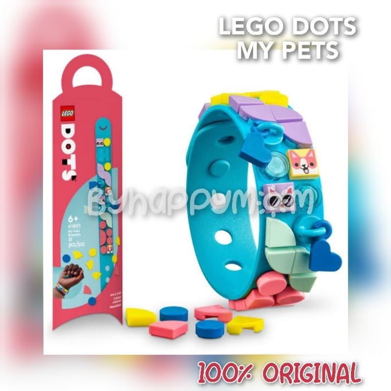 LEGO DOTS MY PETS BRACELET isi 37 pcs Gelang Lego Dots Ori