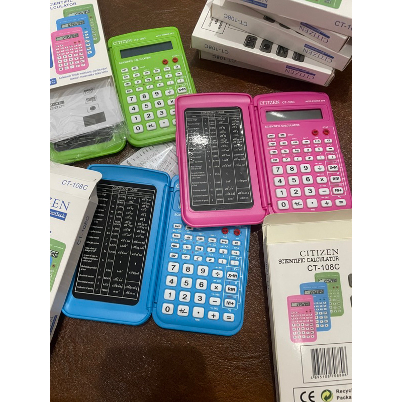 

Kalkulator Scientific Citizen / CT-109 / CT-108C ( Kemasan Baru - Kotak Putih)