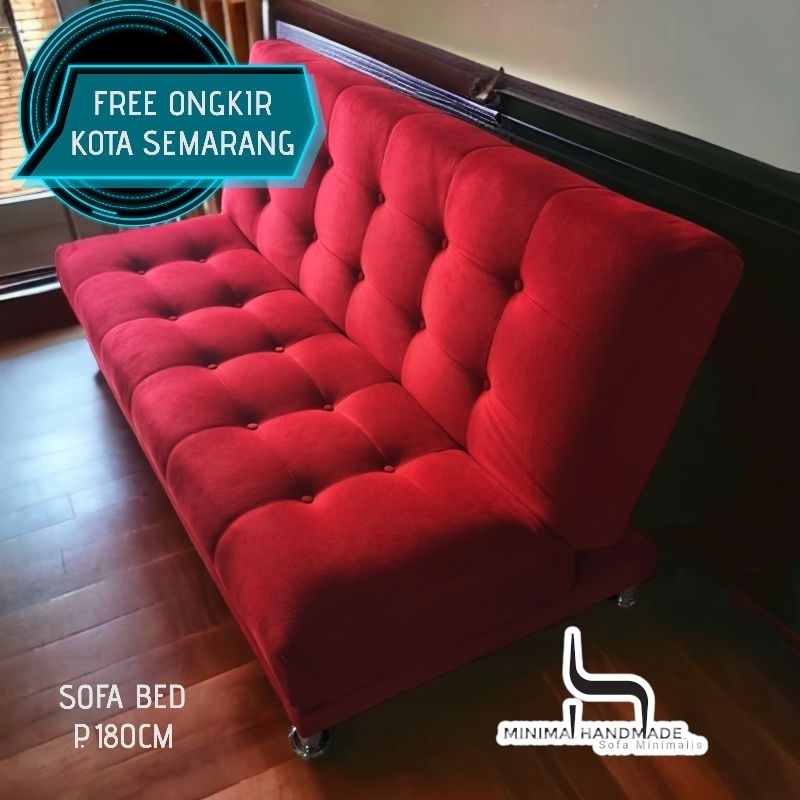 sofa bed P. 180cm FREE ONGKIR semarang