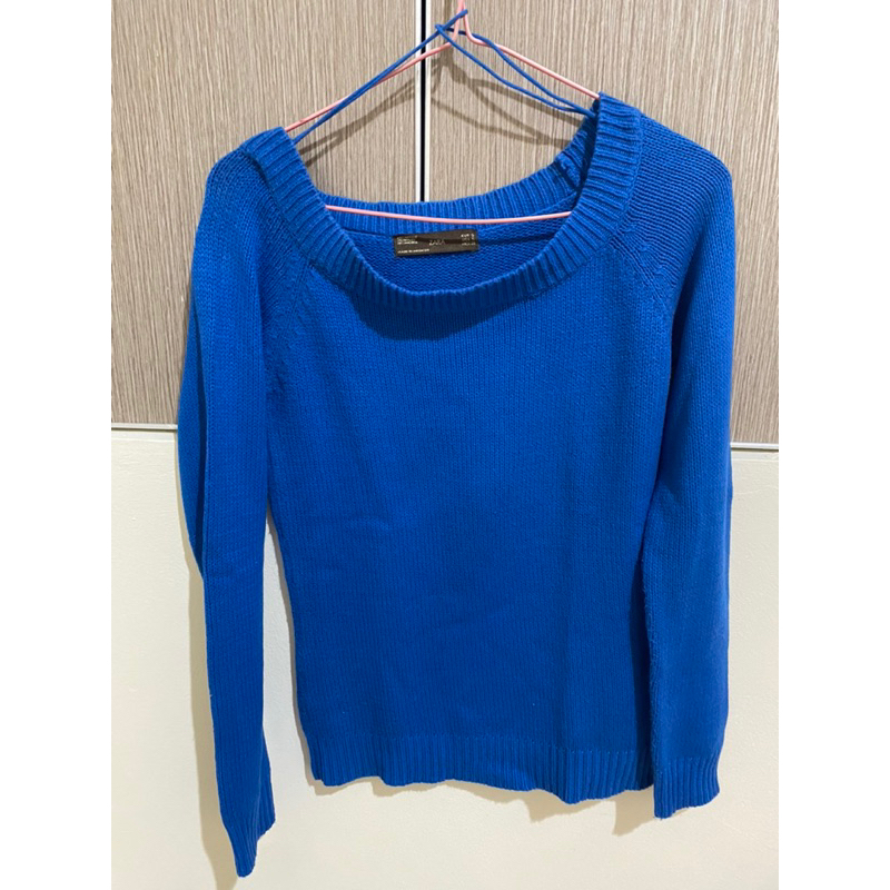 preloved knit zara sabrina sweater