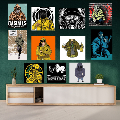 POSTER CASUAL/POSTER DINDING/POSTER GAMBAR CASUAL/DEKORASI DINDING/HIASAN DINDING