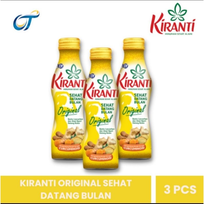 

Kiranti Original Srhat Datang Bulan 150ml x3botol