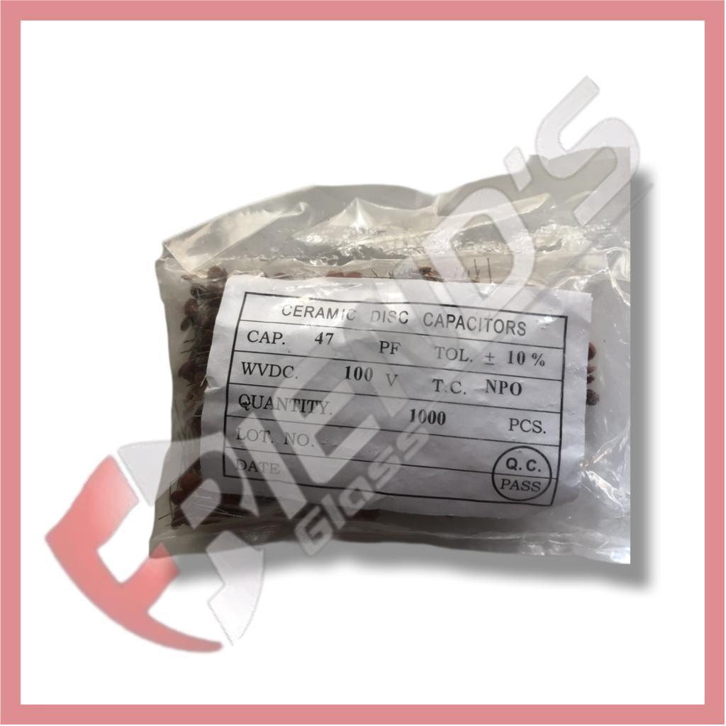 KAPASITOR CERAMIC 47PF 100V CAPASITOR 47pF 100V 1 CPS