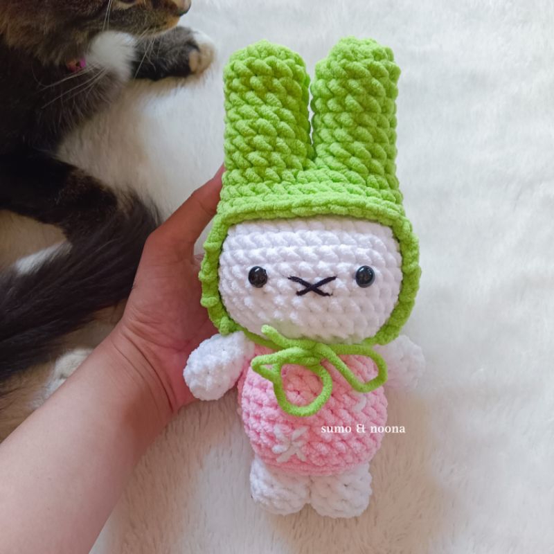 [Amigurumi] Boneka Miffy | Boneka Rajut | Boneka Rajut Lucu