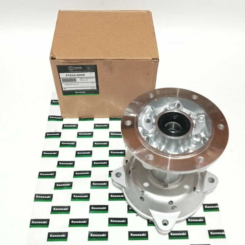 Tromol belakang hole 28 klx 150 ori tromol belakang hole 28 set bearing klx 150 orisinil