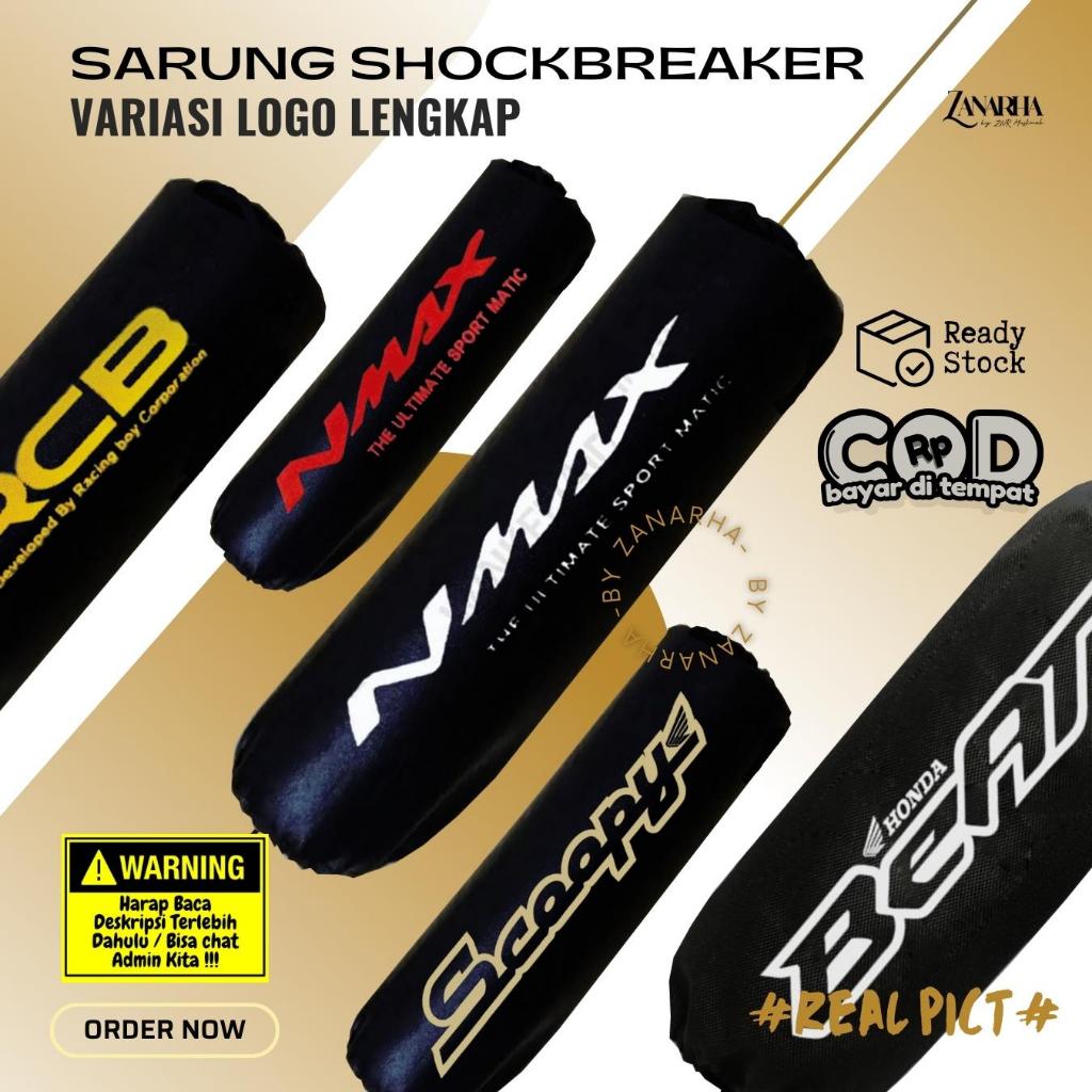 Sarung Shockbreaker Motor Beat Scoopy Vario Cover Shock Breaker Belakang Beat Scoopy Vario Pelindung