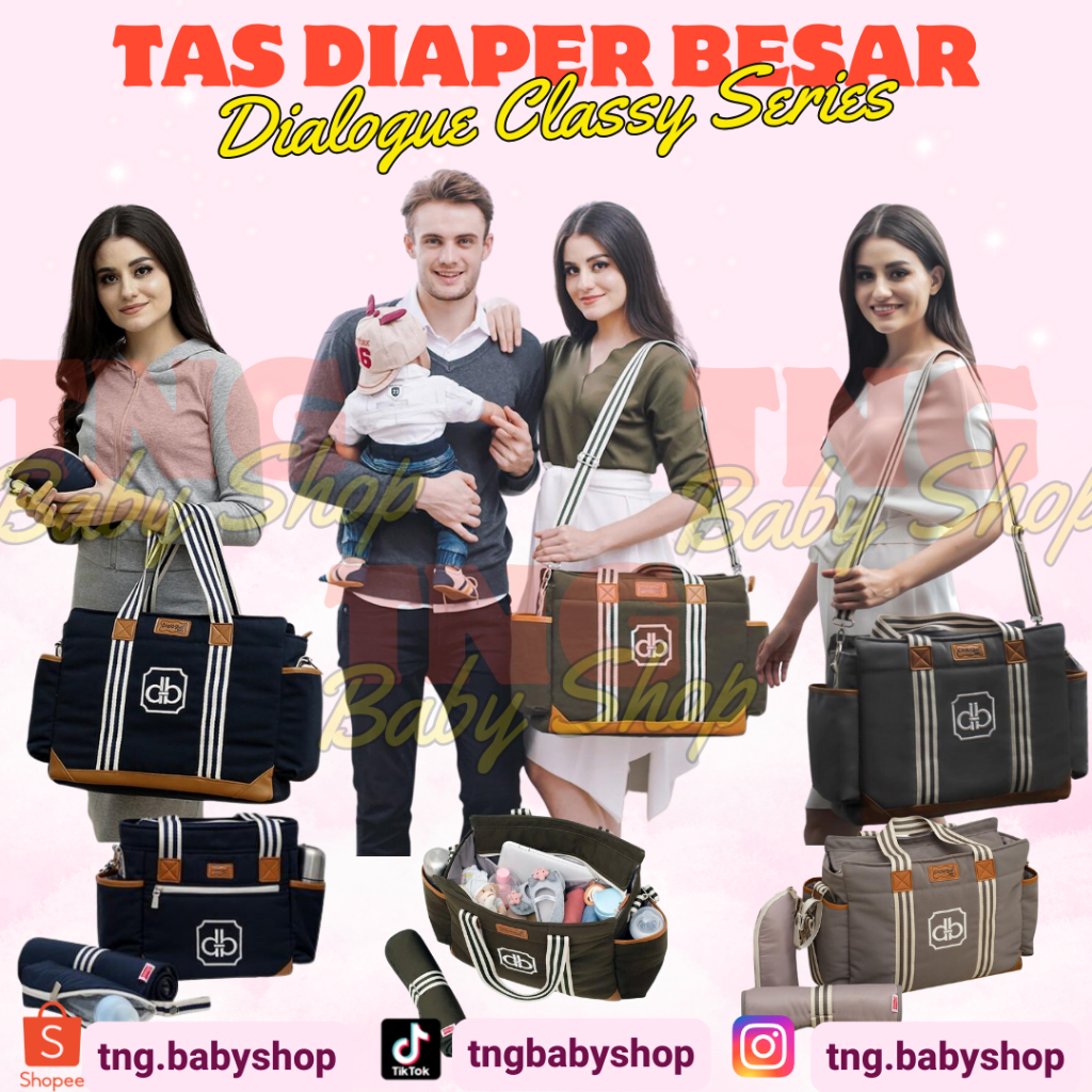 Tas Bayi Besar Dialogue Classy Series (Diaper Bag) DGT 7413