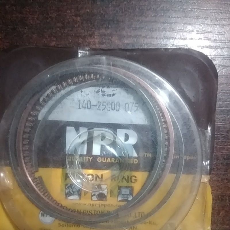 ring piston Satria Fu ukuran75 npp